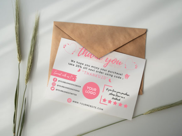 Thank You Card Template for Canva