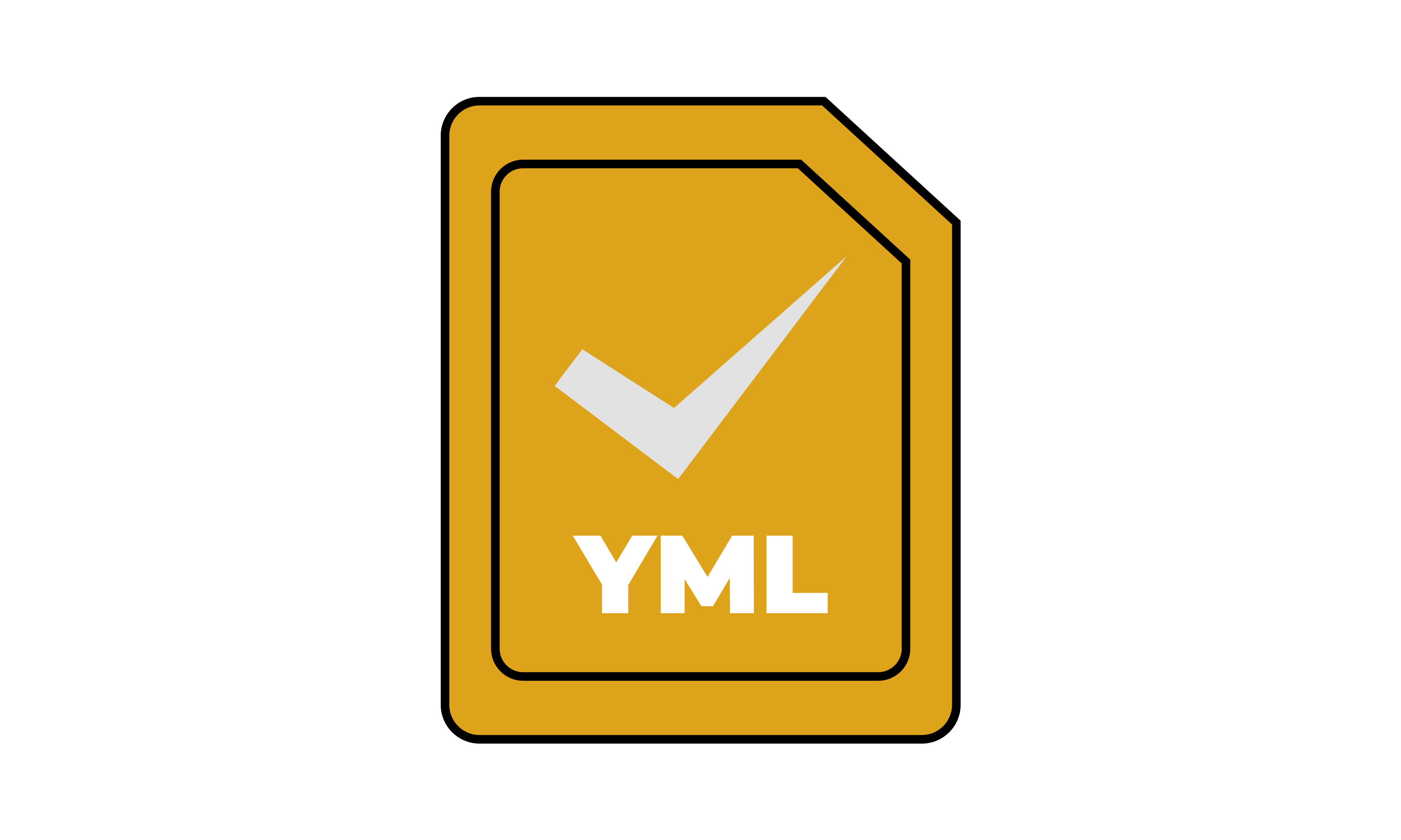 YML File Filled Outline Icon Vector Graphic by Mehedi Hasan · Creative ...
