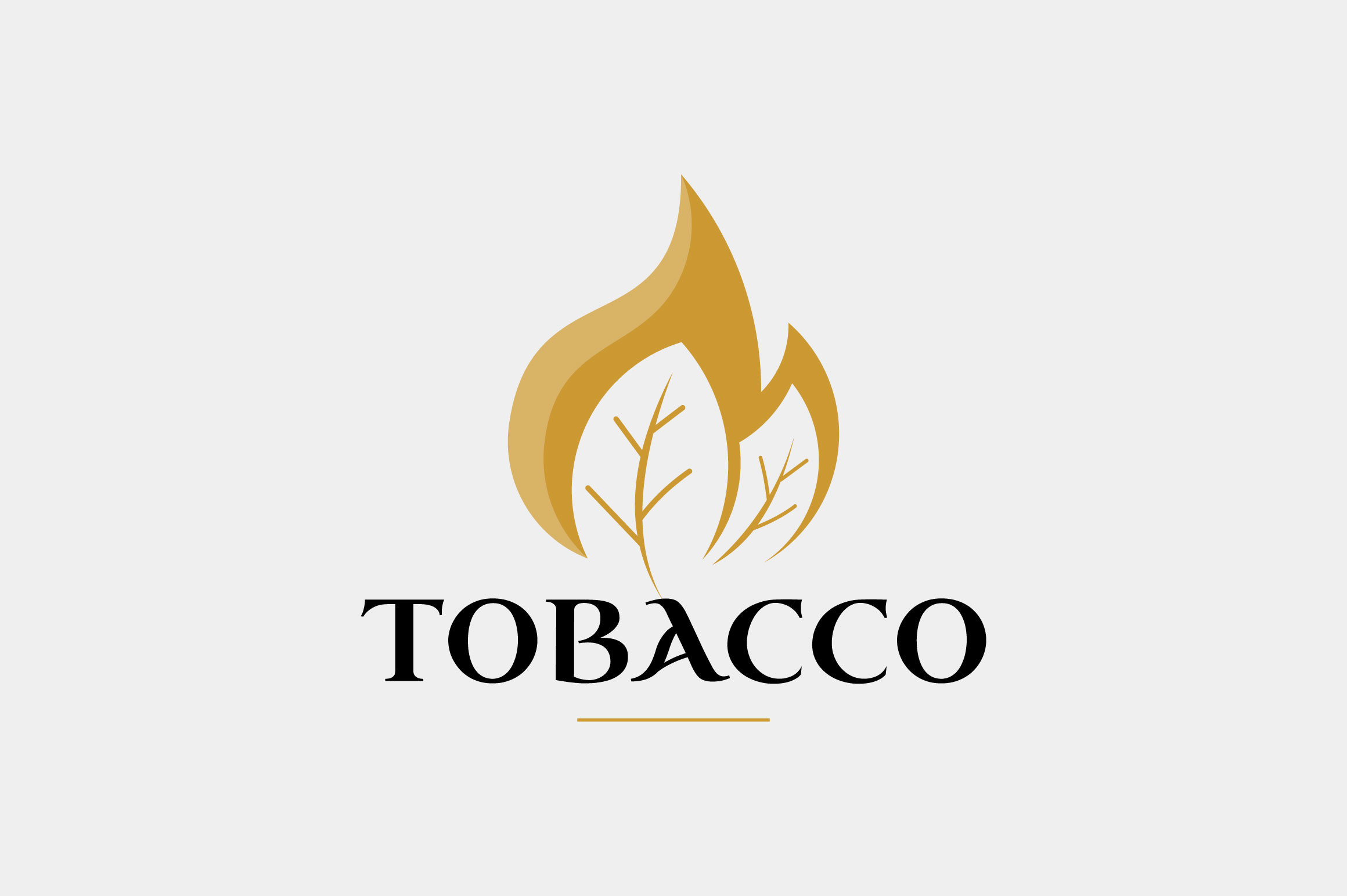 tobacco logo Tobacco Logo Leaf Flame Vector Graphic by lexlinx · Creative Fabrica