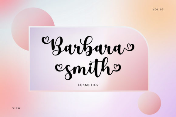 Bastrid Script Font - Preview 2