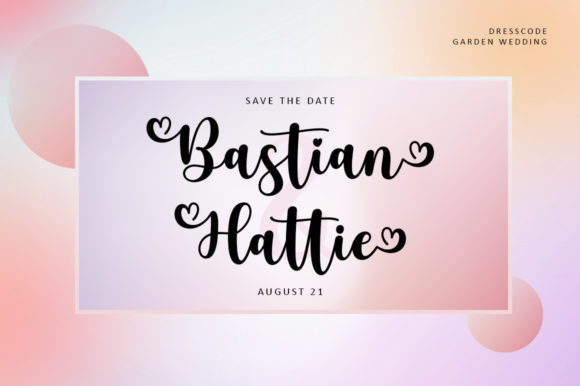 Bastrid Script Font - Preview 5