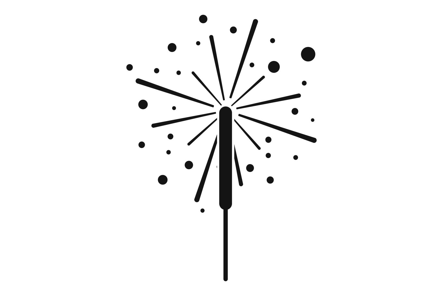 Bengal Lights Icon, Simple Style