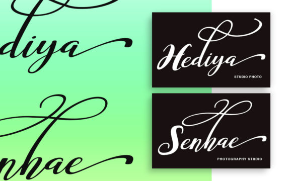 Briallana Script Font - Preview 4