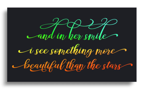 Briallana Script Font - Preview 3