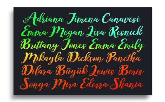 Briallana Script Font - Preview 6