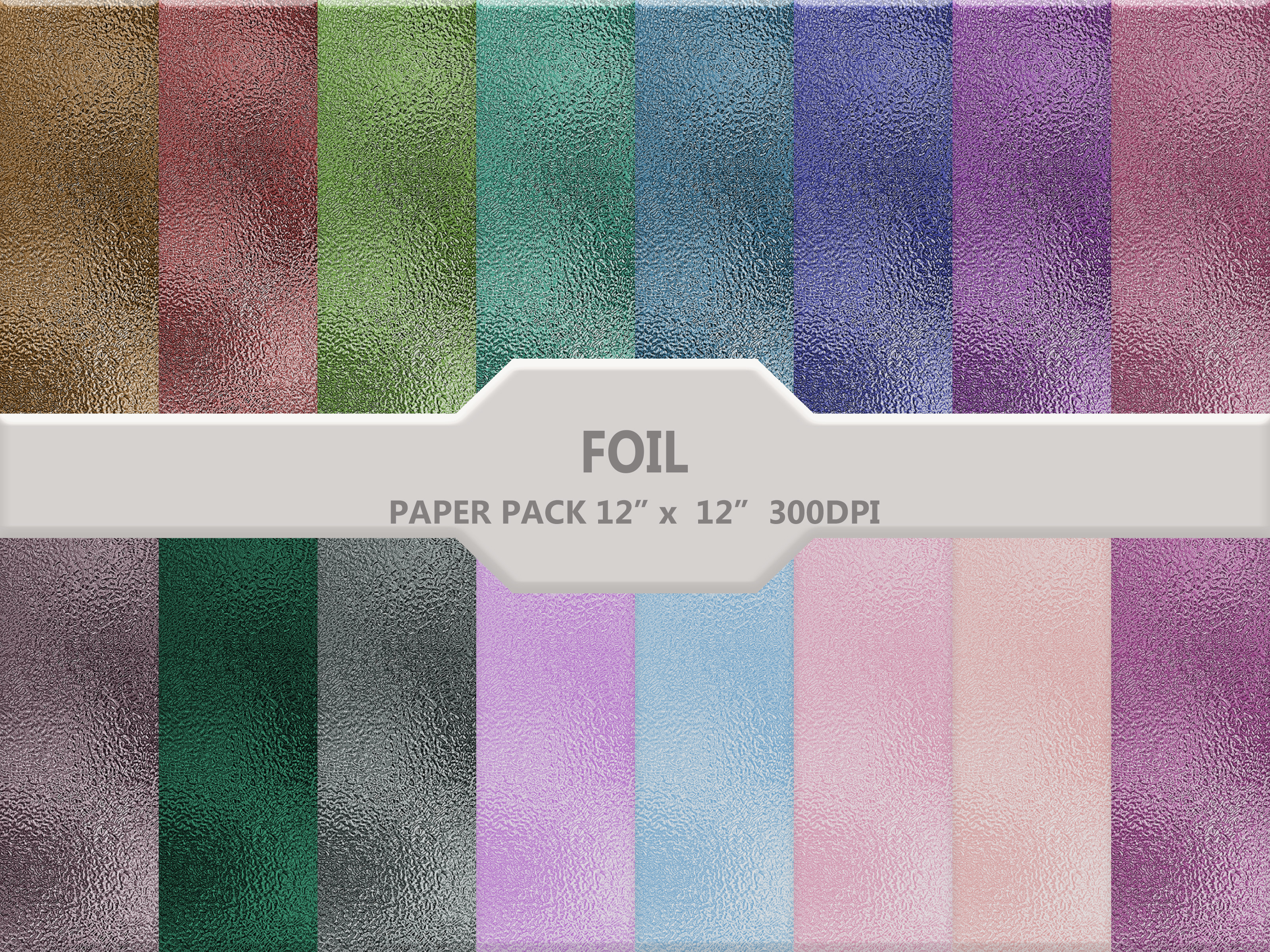 Foil Digital Paper Pack Graphic by DifferPP · Creative Fabrica