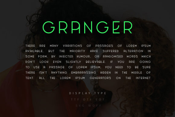 Granger Font - Preview 2
