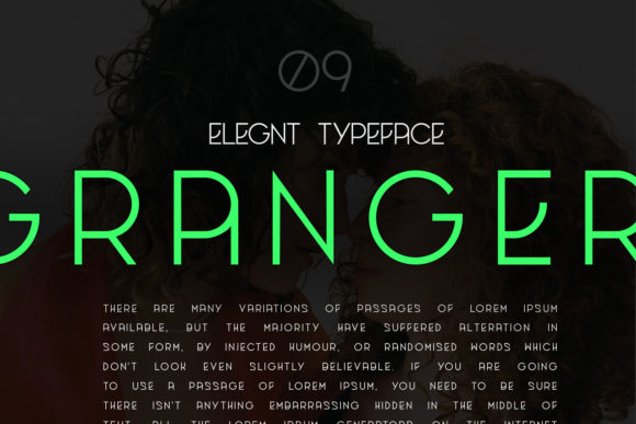 Granger Font - Preview 3