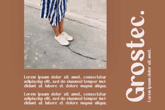Grostec Font - Preview 2