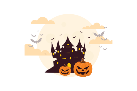 Halloween Harror House Graphic Icons By margaritaristudio