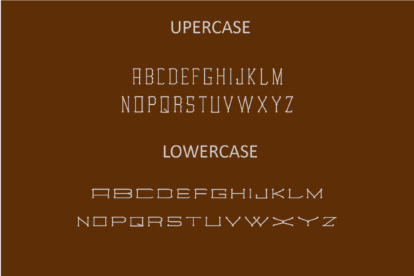Kyoto Monogram Font PNG with transparent background - Preview 3