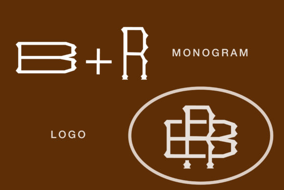 Kyoto Monogram Font PNG with transparent background - Preview 5