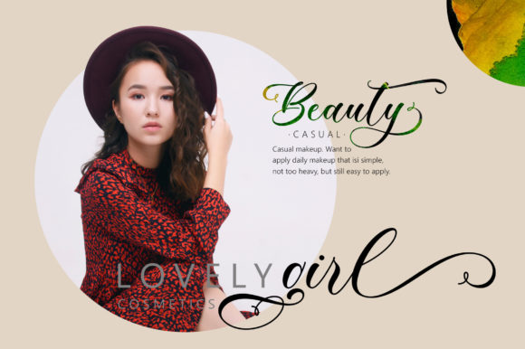 Merguita Script Font PNG with transparent background - Preview 1