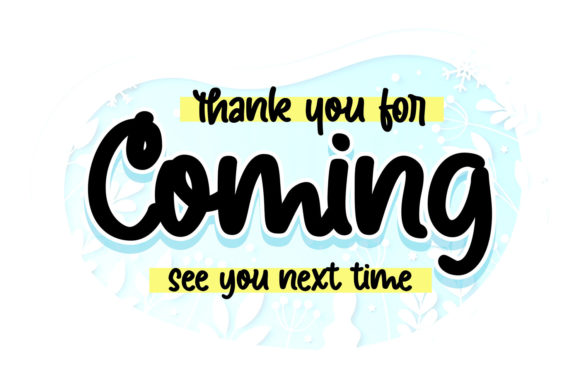 Mono Gummy Font PNG with transparent background - Preview 6
