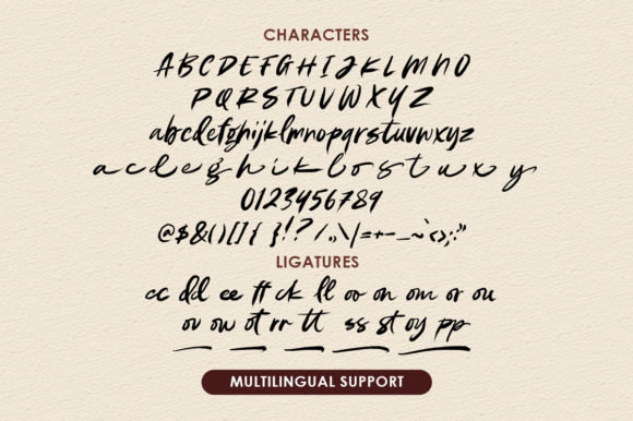 Olive & Vine Font font preview - 5