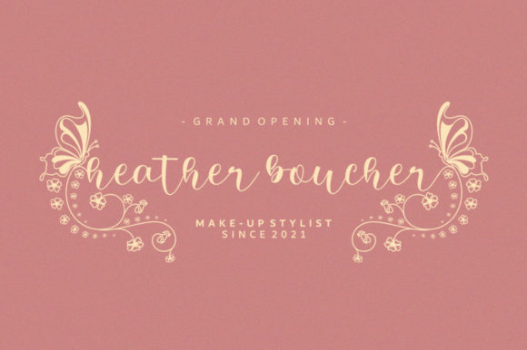 Adelishia Script Font - Preview 6