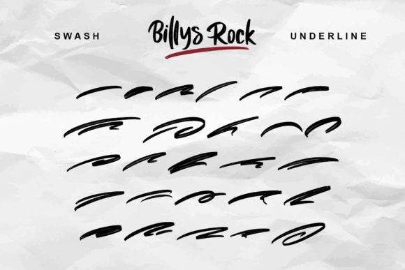 Billys Rock Font - Preview 6