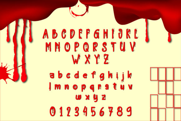 Blood Boo Font - Preview 1