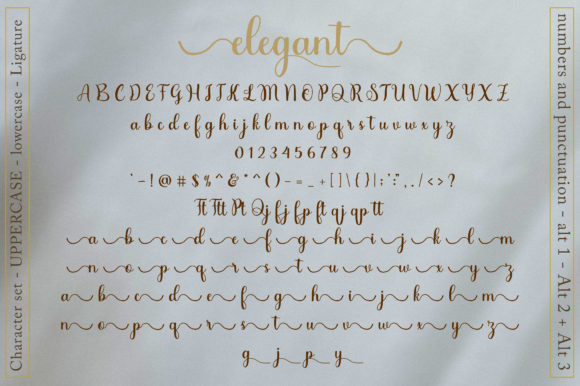 Elegant Font - Preview 2