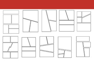 Free Blank Manga Comic Template KDP Graphic by Luckyfern97 · Creative ...