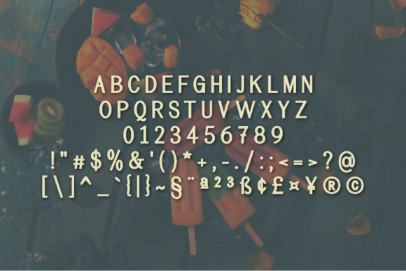 Fruitheme Font - Preview 1