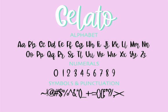 Gelato Font - Preview 1