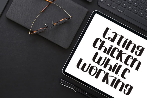 Grilled Chicken Font - Preview 3