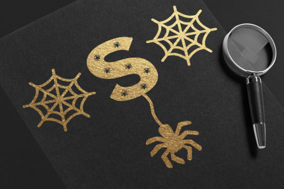 Halloween Spider Font - Preview 2