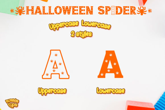 Halloween Spider Font - Preview 4