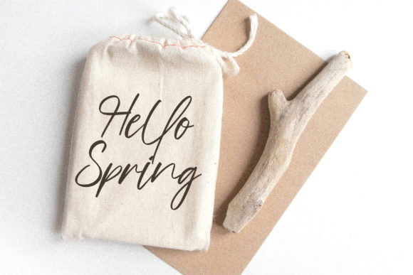 Hand Script Font PNG with transparent background - Preview 1