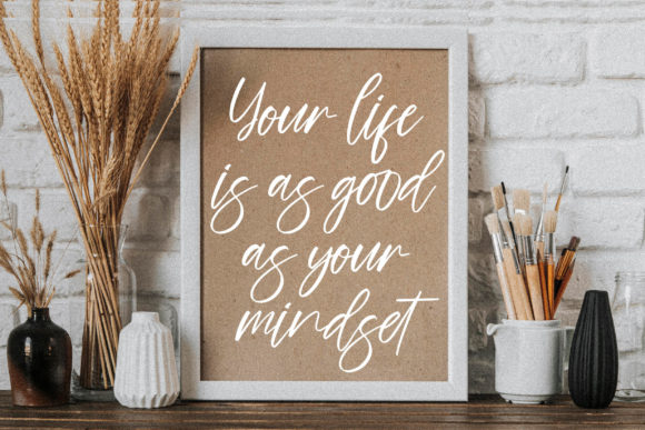 Hand Script Font PNG with transparent background - Preview 2