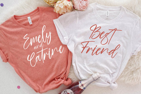 Hand Script Font PNG with transparent background - Preview 3