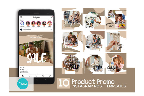 Instagram Post Template for Canva