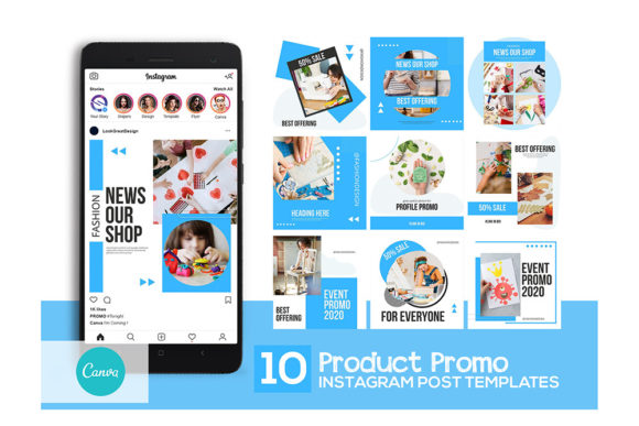 Instagram Post Template for Canva