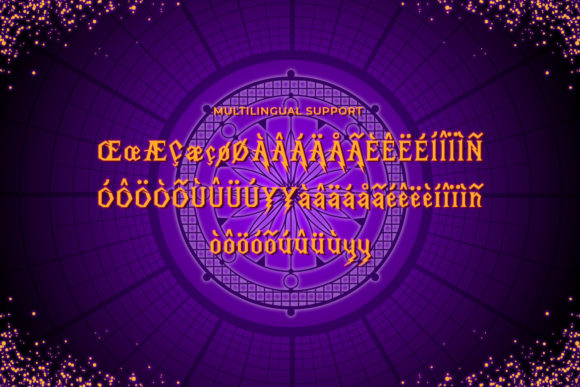 Legendary Runes Font PNG with transparent background - Preview 3