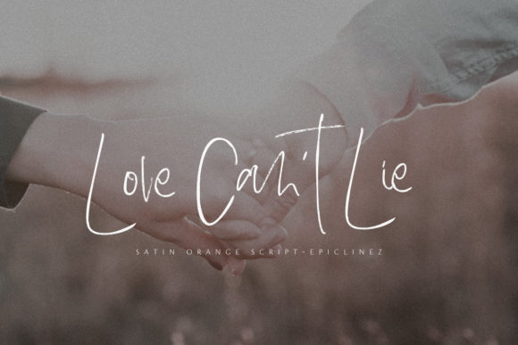 Satin Orange Font PNG with transparent background - Preview 5