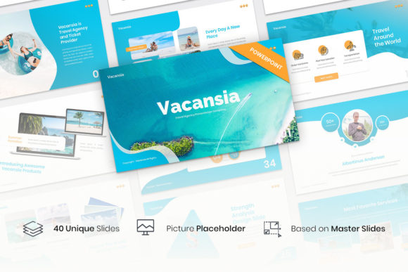 Vacansia Travel Agency PowerPoint