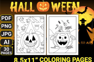 Halloween Coloring Book for Kids Graphic by KDP STORE · Creative Fabrica