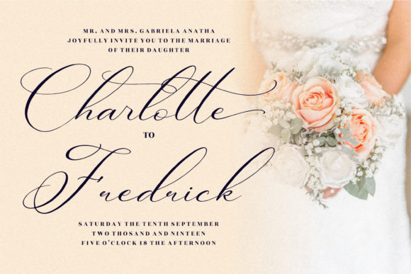 Berlishanty Calligraphy Font - Preview 3