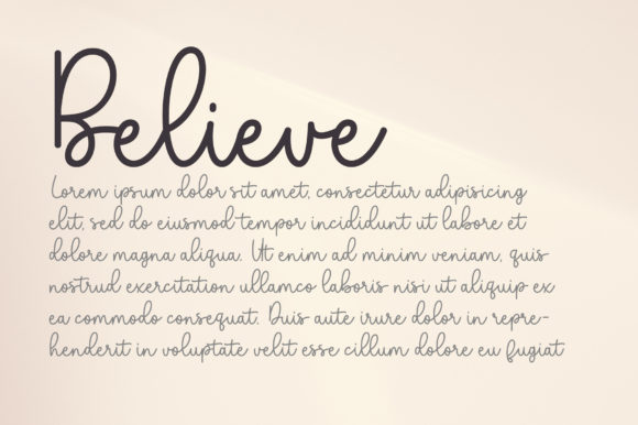 Heliotrope Font - Preview 1