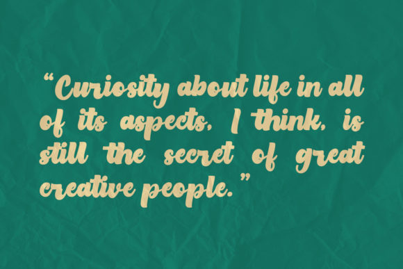 Milkista Script Font font preview - 1