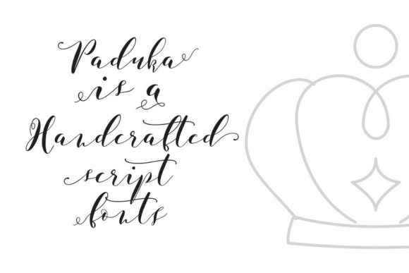 Paduka Script Font PNG with transparent background - Preview 1