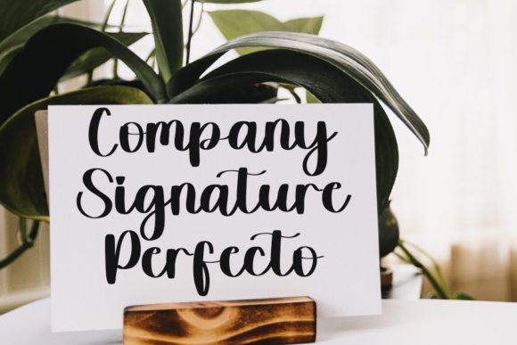 Signature Christmas Font PNG with transparent background - Preview 3