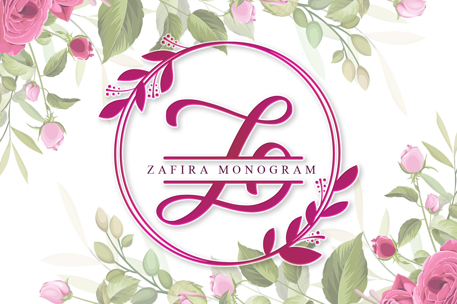 Zafira Monogram Font