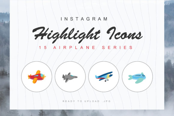 15 Airplanes Instagram Highlight Cover