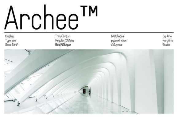 Archee™ Font - Preview 1