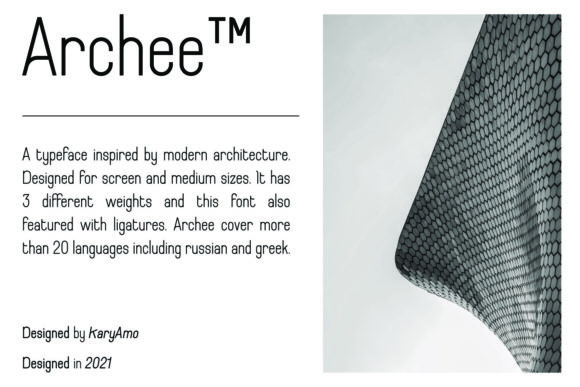 Archee™ Font - Preview 2