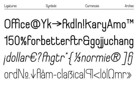 Archee™ Font - Preview 6
