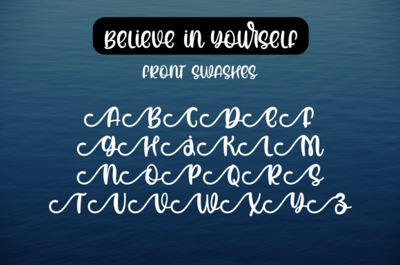 Believe in Yourself Font - Preview 4