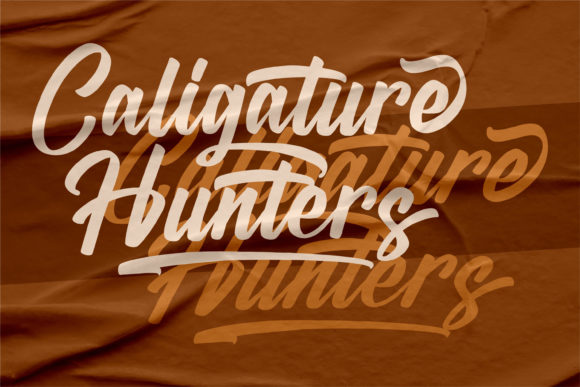 Caligature Hunters Font - Preview 1